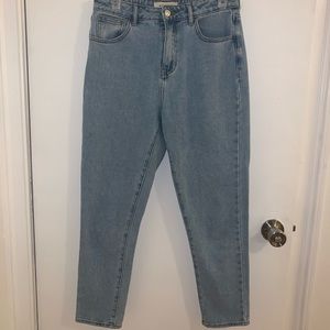 Pacsun light denim mom jeans